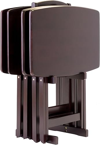 Winsome Wood Dylan - Mesa de aperitivos expreso, 23.6 pulgadas de ancho x 15.75 pulgadas de profundidad x 25.5 pulgadas de alto