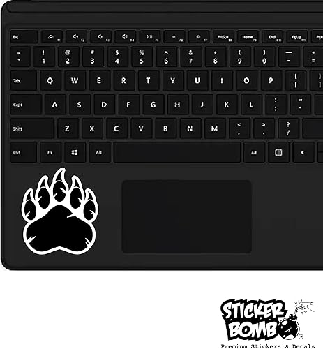 Miniatura 5 de Grizzly Bear - Calcomanía para parachoques de huellas grandes, calcomanía de Sticker Bomb Vinyl para automóvil, camión, computadora, en cualquier