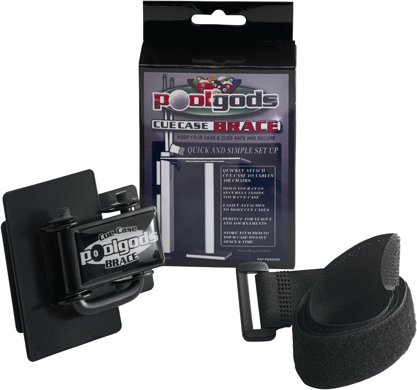 Live Hard Play Hard PGCB Brace, Black