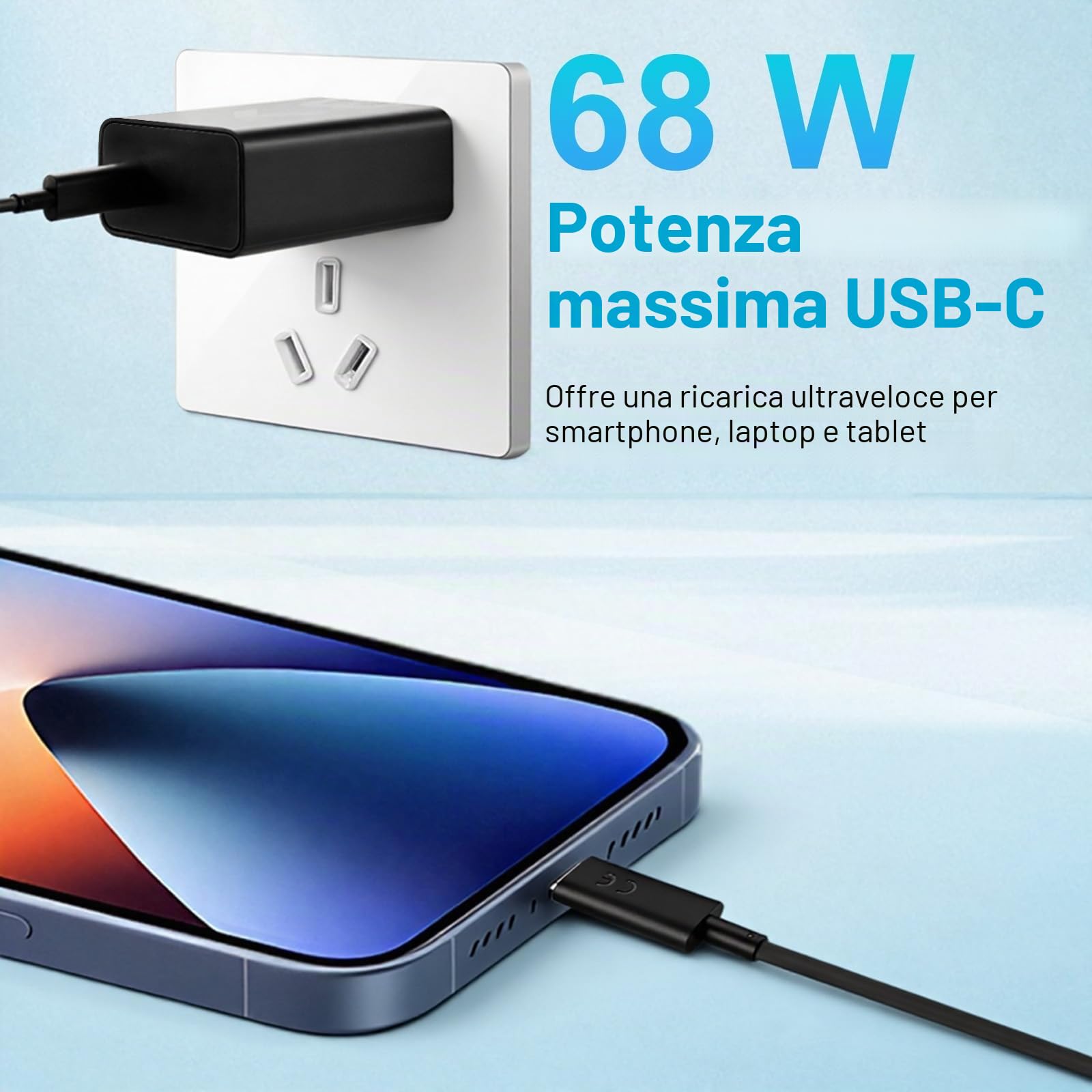 TurboPower 68W Caricatore rapido USB-C MC-682N SA18D60316 per Motorola TurboPower 68W USB-C MC-682N Adattatore Alimentatore di rete Edge 50 40 30 Moto G85 G84 G82 G73 G55 G54 G53 G52 G31 G23 TurboPower 68W Caricatore rapido USB-C MC-682N SA18D60316 per Motorola TurboPower 68W USB-C MC-682N Adattatore Alimentatore di rete Edge 50 40 30 Moto G85 G84 G82 G73 G55 G54 G53 G52 G31 G23