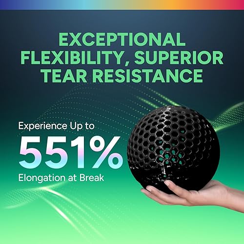 Vista 124 de OVERTURE - Filamento de TPU de alta velocidad 1/16 pulgadas, rollo flexible 95A, impresora 3D, precisión dimensional +/- 0.001 pulgada, se adapta a