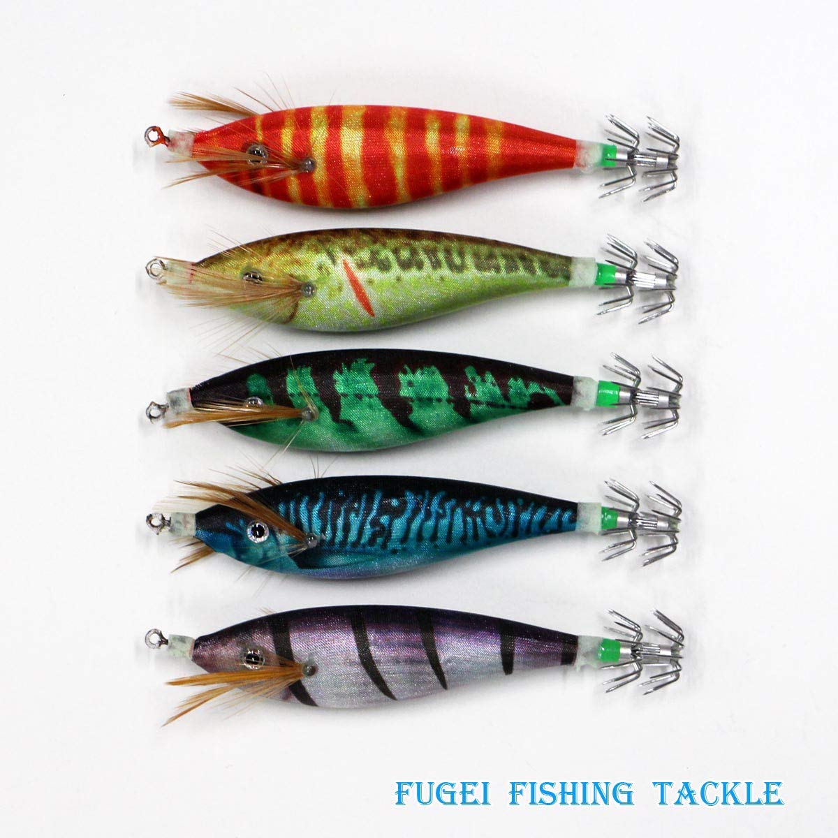 Amazon | オモリ内蔵 エギ 10個 セット 全長約10.8cm/重さ約13g