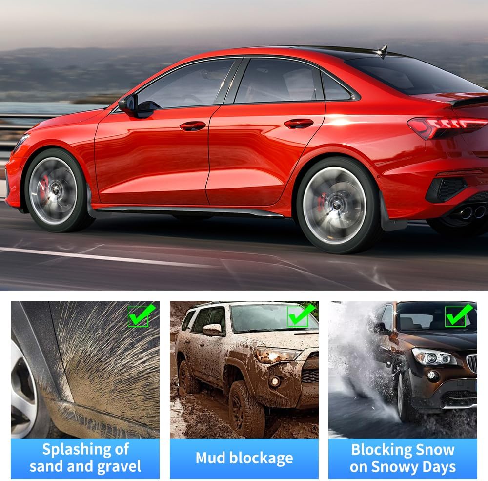 Car Mud Flaps Splash Guards Mudflaps for Toyota Camry 2025 2026 LE SE XSE XLE Auto Exterior Accessories Tire Mudguards Wheel Inner Fender Liner Guard Flap Fenders Accessory