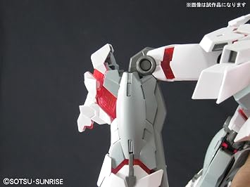 Bandai Hobby RX-0 Unicorn Gundam HD Color with MS Cage Master Grade Figure, Scale 1/100