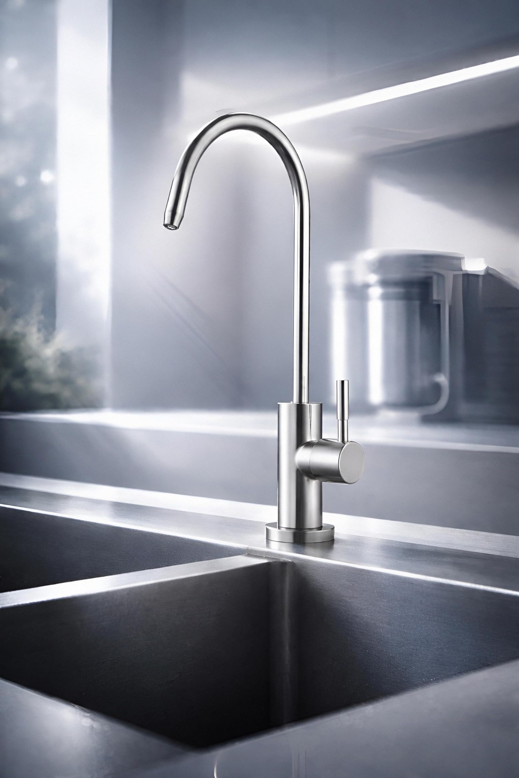 Luxury Faucet for Under Sink RO System for Kitchen | Premium Tap Mounted for Undersink RO Systems | High Flow Stainless Steel Faucet for Modular Kitchen | Elegant Smart Water Solution-image-22