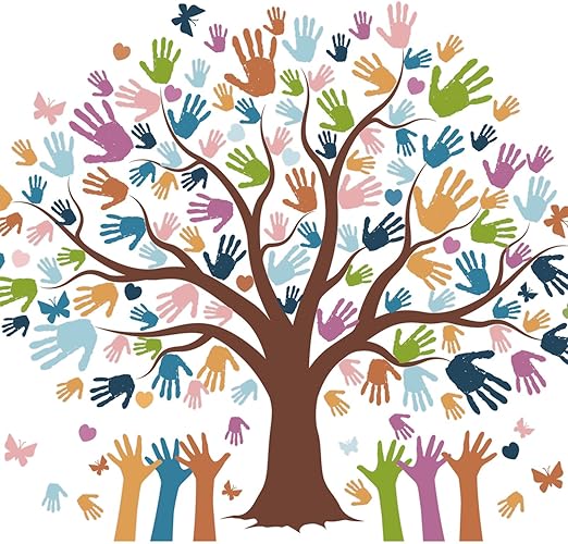 Qyeahkj 156PCS Classroom Tree Bulletin Board Decorations Set Belong