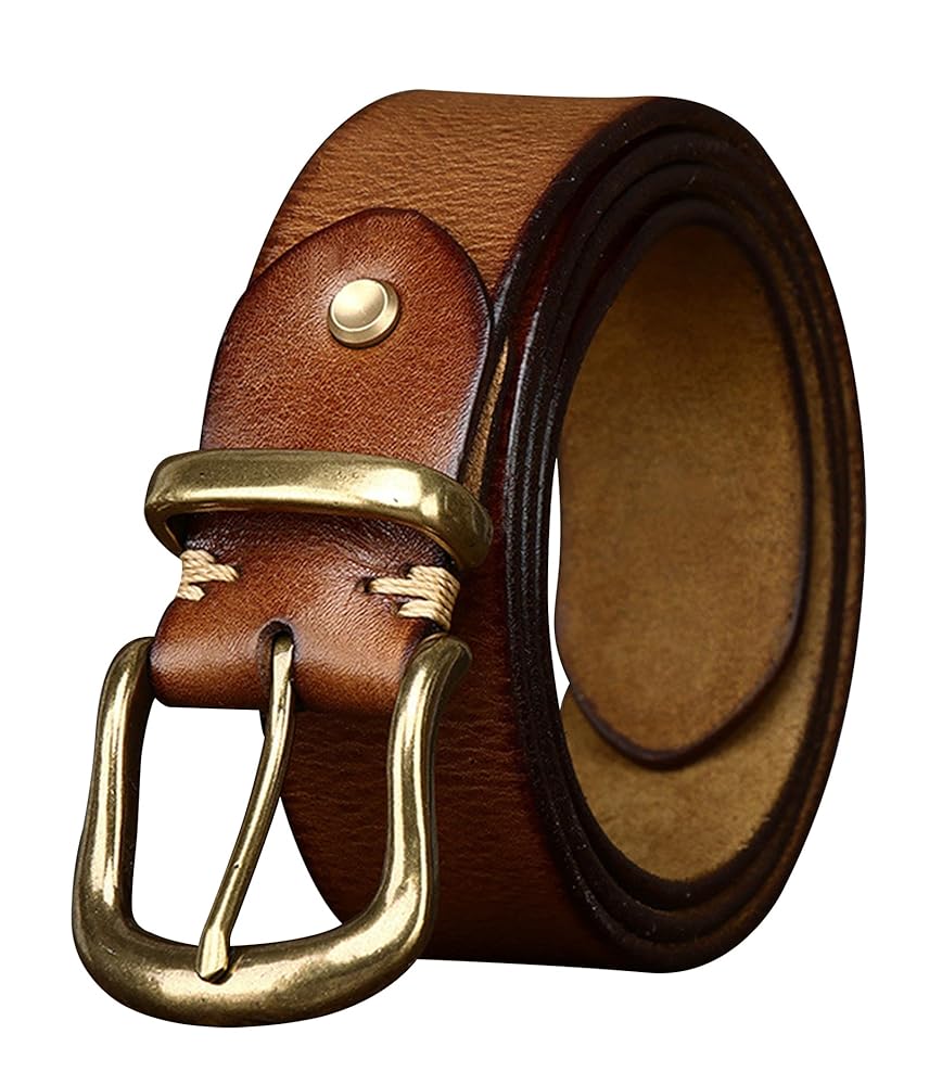 小物 LEATHER PIN BUCKLE BELT Amazon.com: BAYINDA Vintage Men's Pin Buckle Belt Solid