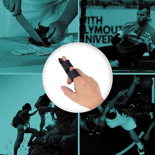 Miniatura 6 de Férula para dedos, férulas de dedo en mazo para aliviar el dolor, férula de dedo gatillo para el pulgar, medio, puntero, anillo o dedo meñique