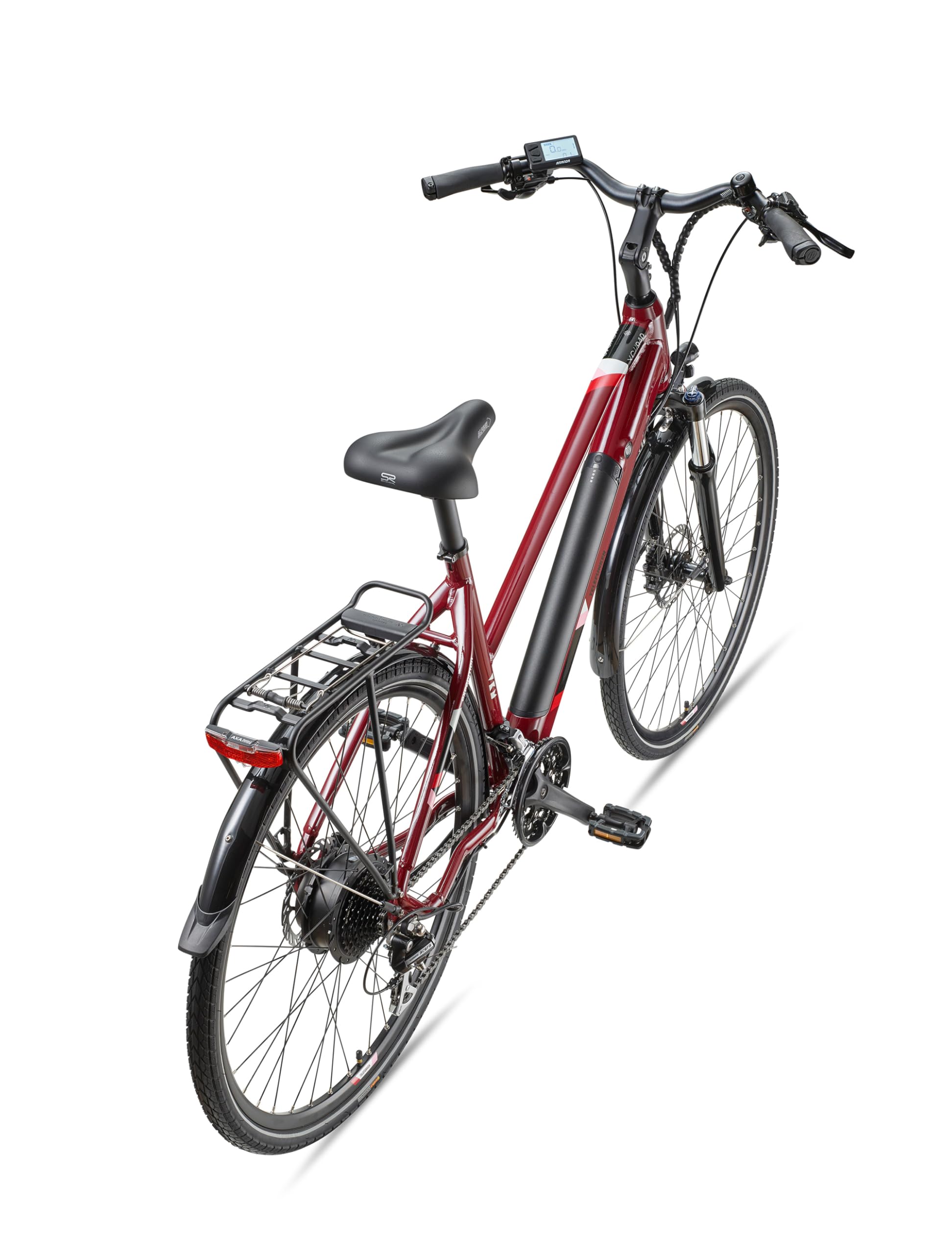 TELEFUNKEN E-Bike 28 Zoll Fahrrad für Damen & Herren | Trekking Pedelec mit 8-Gang / 24-Gang Kettenschaltung & Scheibenbremsen | Elektrofahrrad mit 250 W Heckmotor & integriertem 417,6 Wh Li-Ion-Akku
