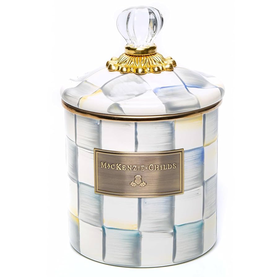 Mackenzie Childs キャンディー　キャニスター Amazon.com: MACKENZIE-CHILDS Enamel Canister Set, Small (38