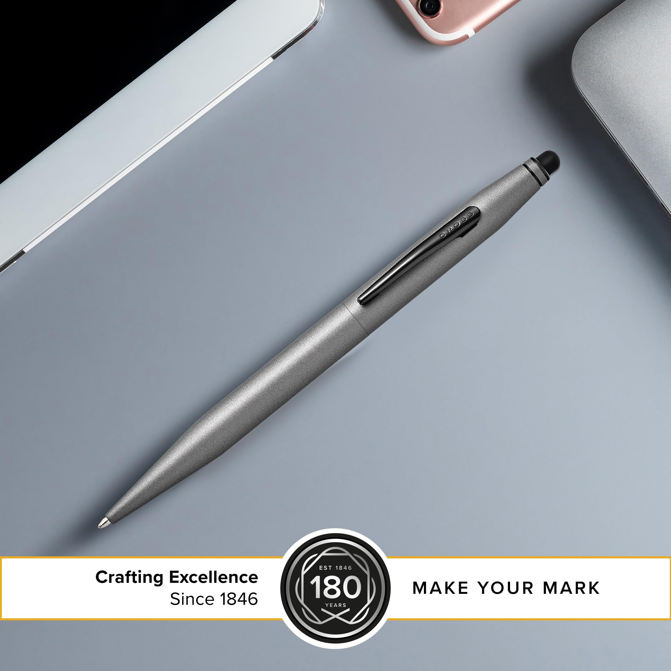 Amazon.com : Cross Tech2 Titanium Gray Dual-Function Pen