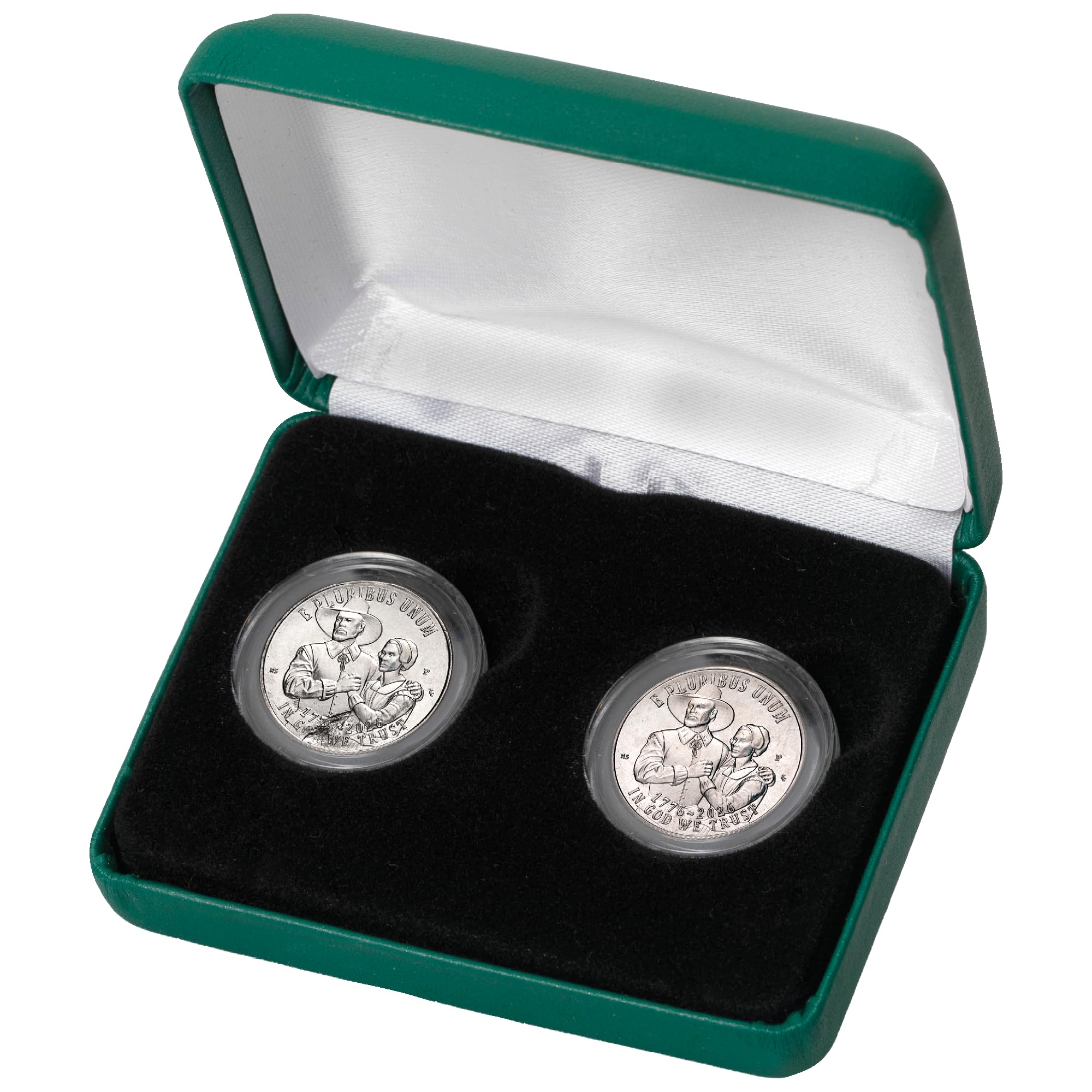 2026-P Mayflower Quarter "Spirit of 76" Error & No Error Set
