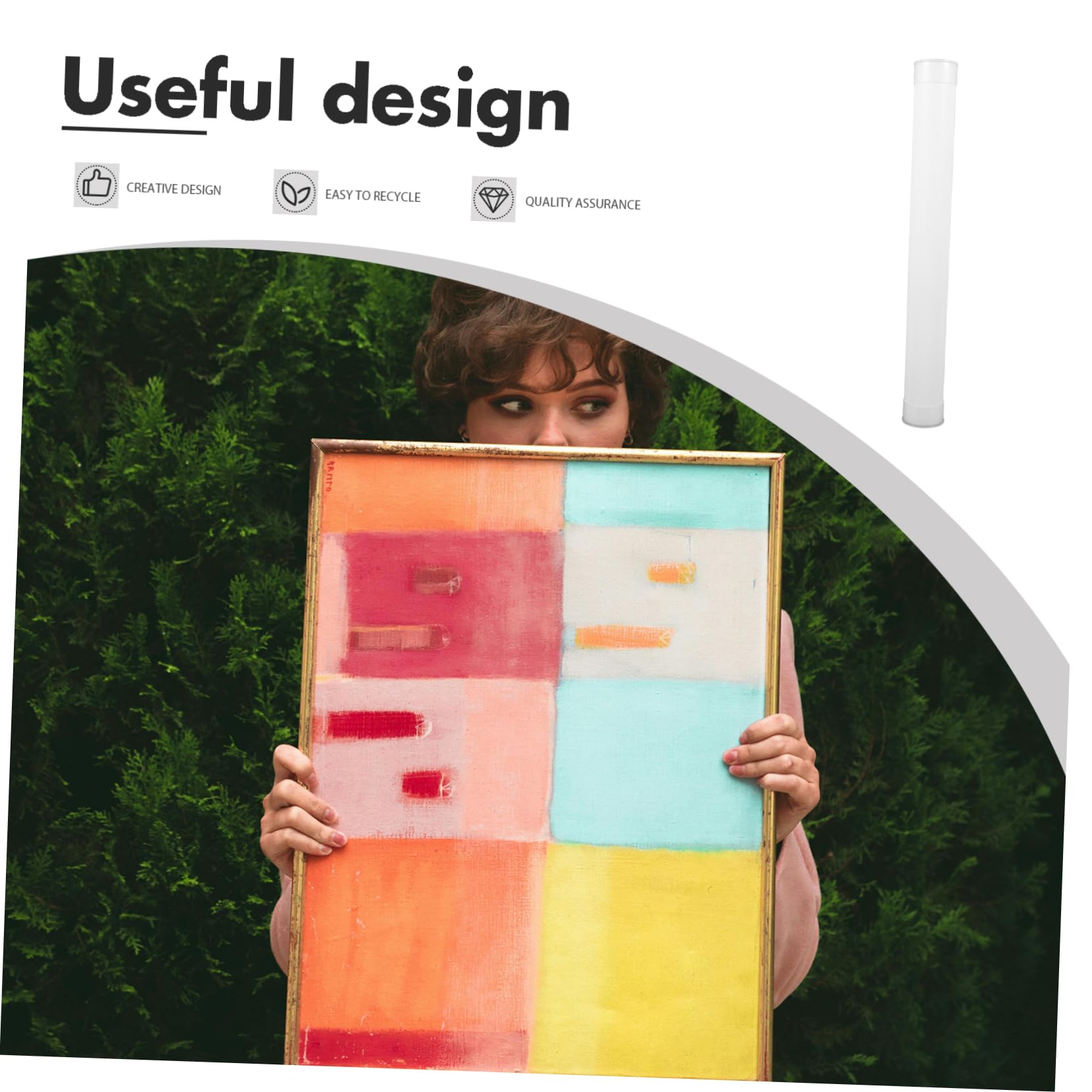 Cabilock 5 Set Tubo Archiviazione Per Documenti E Manifesti Con Capacità Ampia E Design Per Traslochi E Spedizioni Fragili 5 Pezzi*5