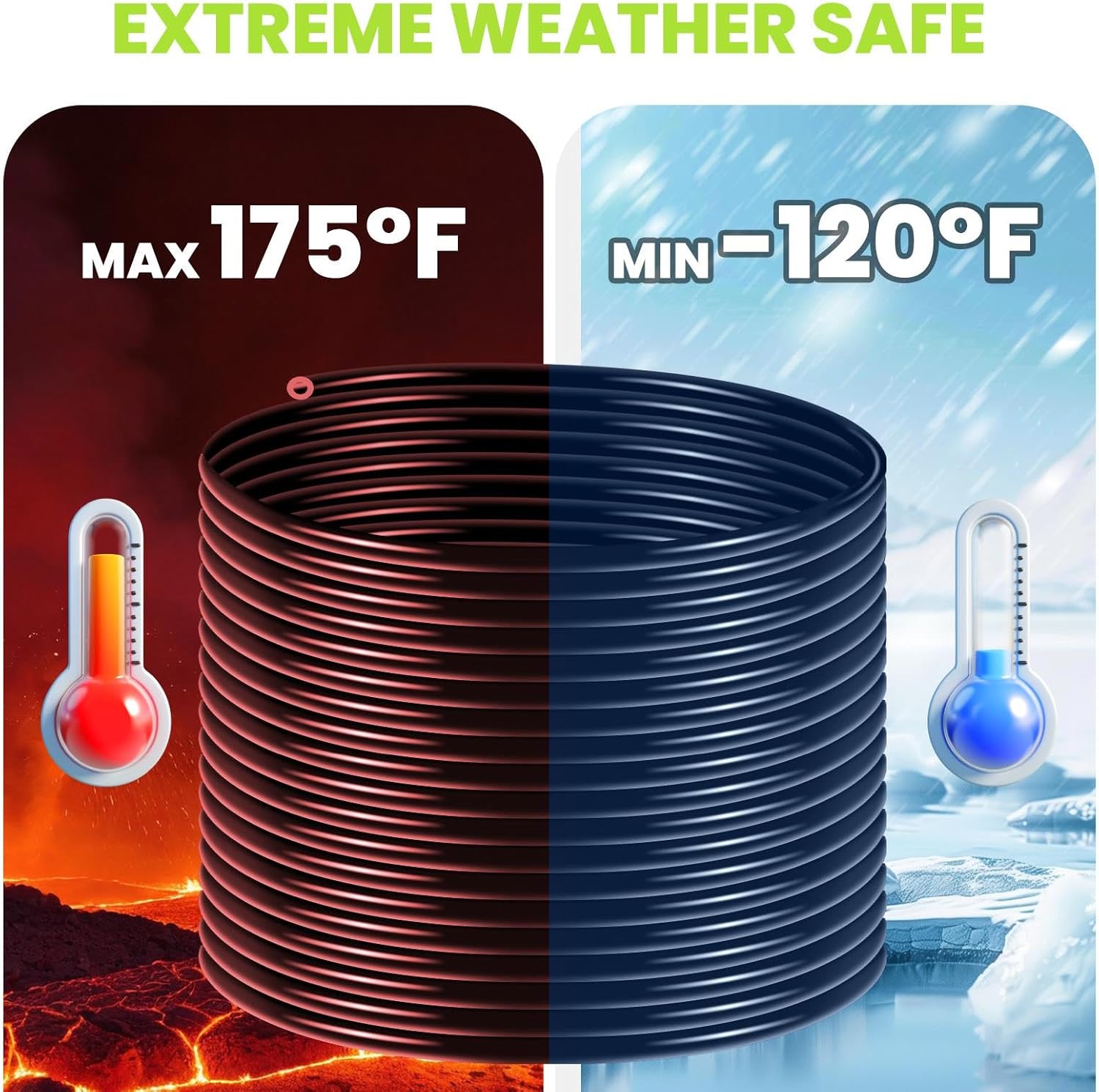 【328 FT 3/8 Hose】pond hose - Weighted Hose for Pond Aeration & Fish Breeding, Anti-Clog & Weather Resistant, Compatible with Pond Air Pump Aerator Outdoor