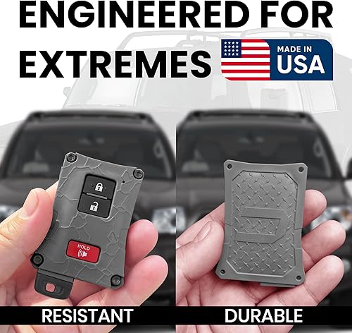 Miniatura 6 de Carcasa para llavero de automóvil, accesorio compatible con control remoto de vehículo sin llave, hecha en los Estados Unidos, verificar