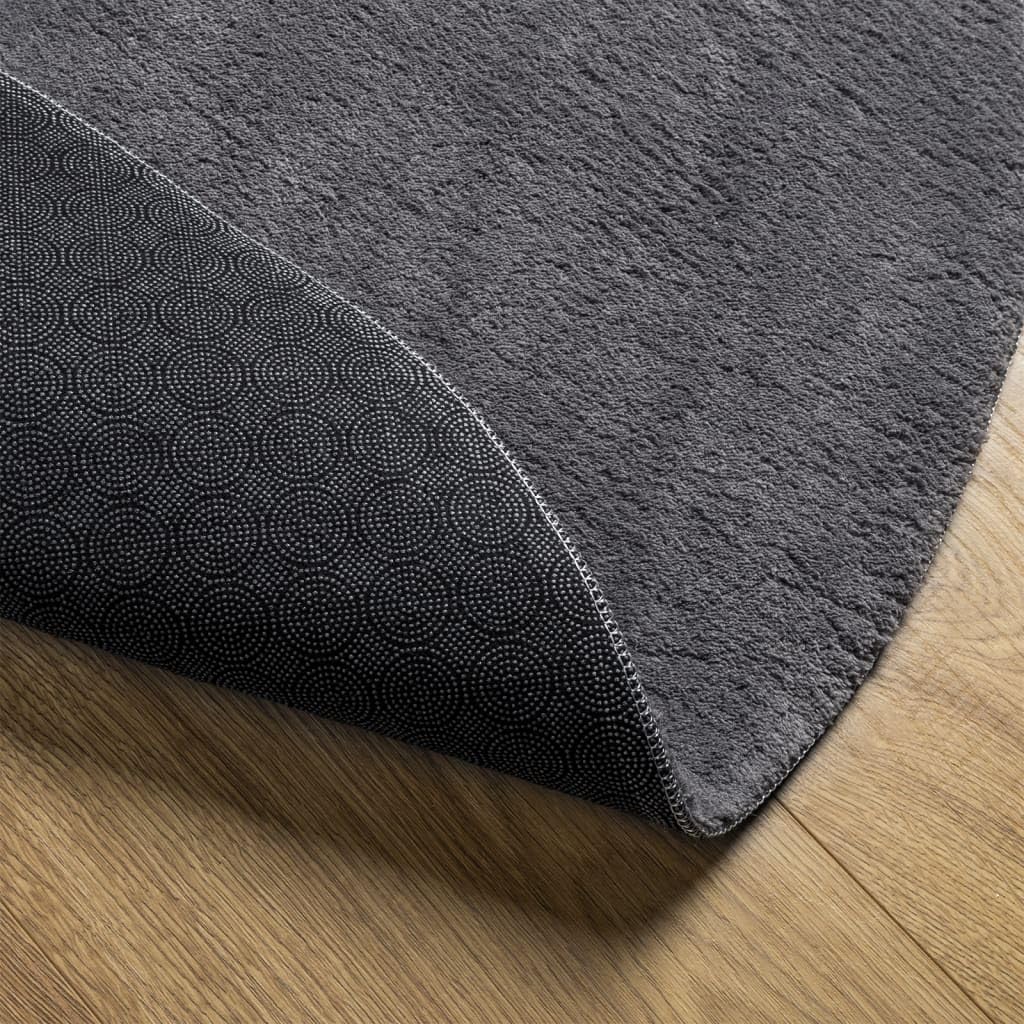 Interieur05 rond vintage vloerkleed Aila groen - 240 x 240 cm | Leen Bakker