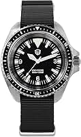 Relógio de quartzo VH31, WD1980 Relógio de pulso de luxo com cristal de safira de 38 mm, à prova d'água, 200 m, prata, Preto, prata