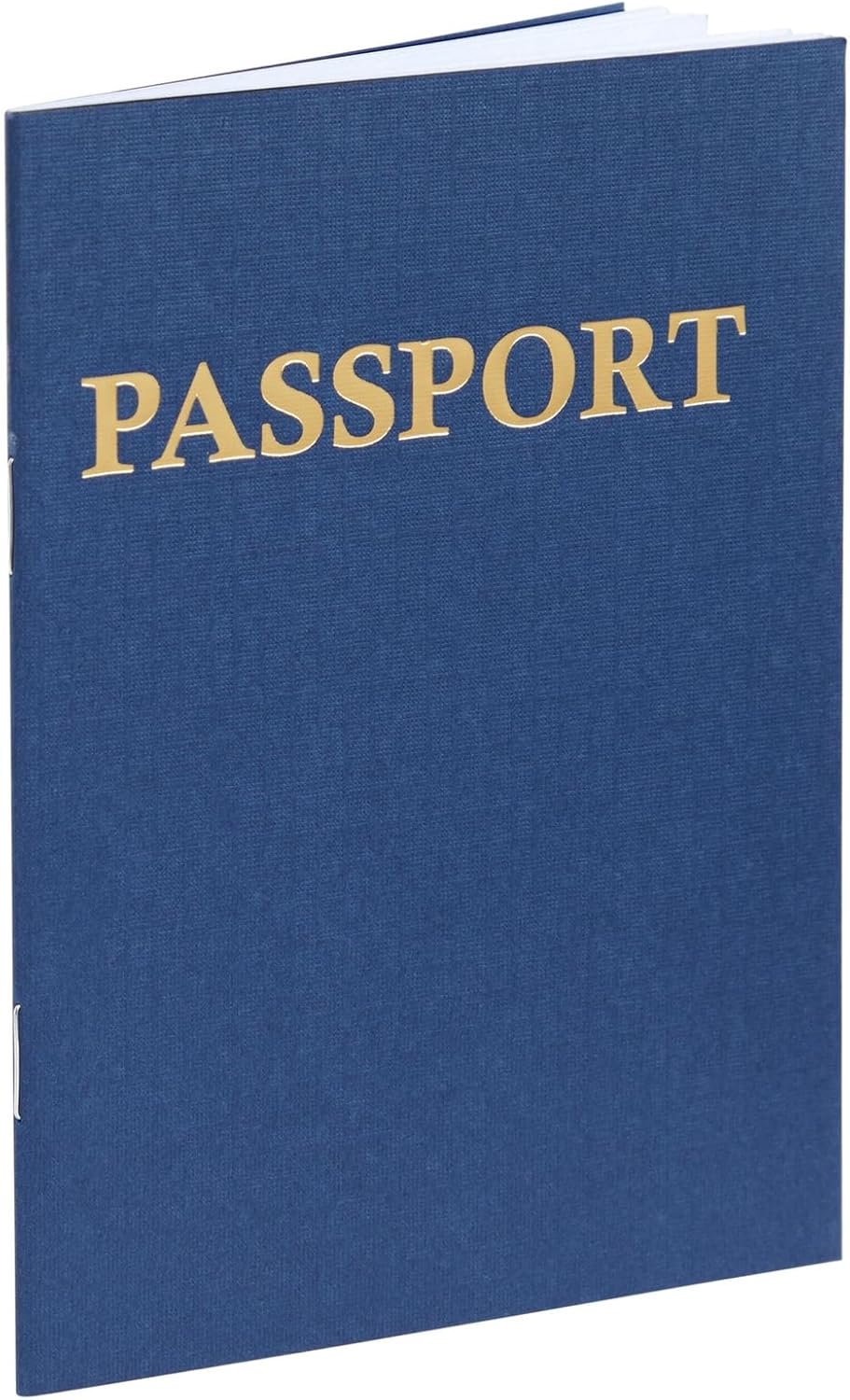 Juvale Kids Passport Book - 24-Pack, 4.1 x 5.6 in, Blue Soft Cover & Plain Pages - Pretend Play Passport Notebook & Classroom Activities - Airplane Party Favors & Travel Themed Party Decorations