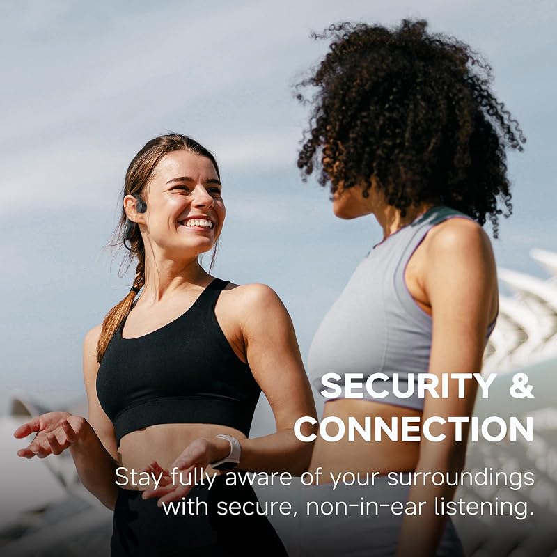 Yorlu Bone Conduction Headphones, 2026 Upgrade Open Ear Bluetooth 5.4 Headphones with Mic, 10Hrs Playtime Bone Conduction Earbuds, IP56 Waterproof Earphones for Workout, Hiking image 7