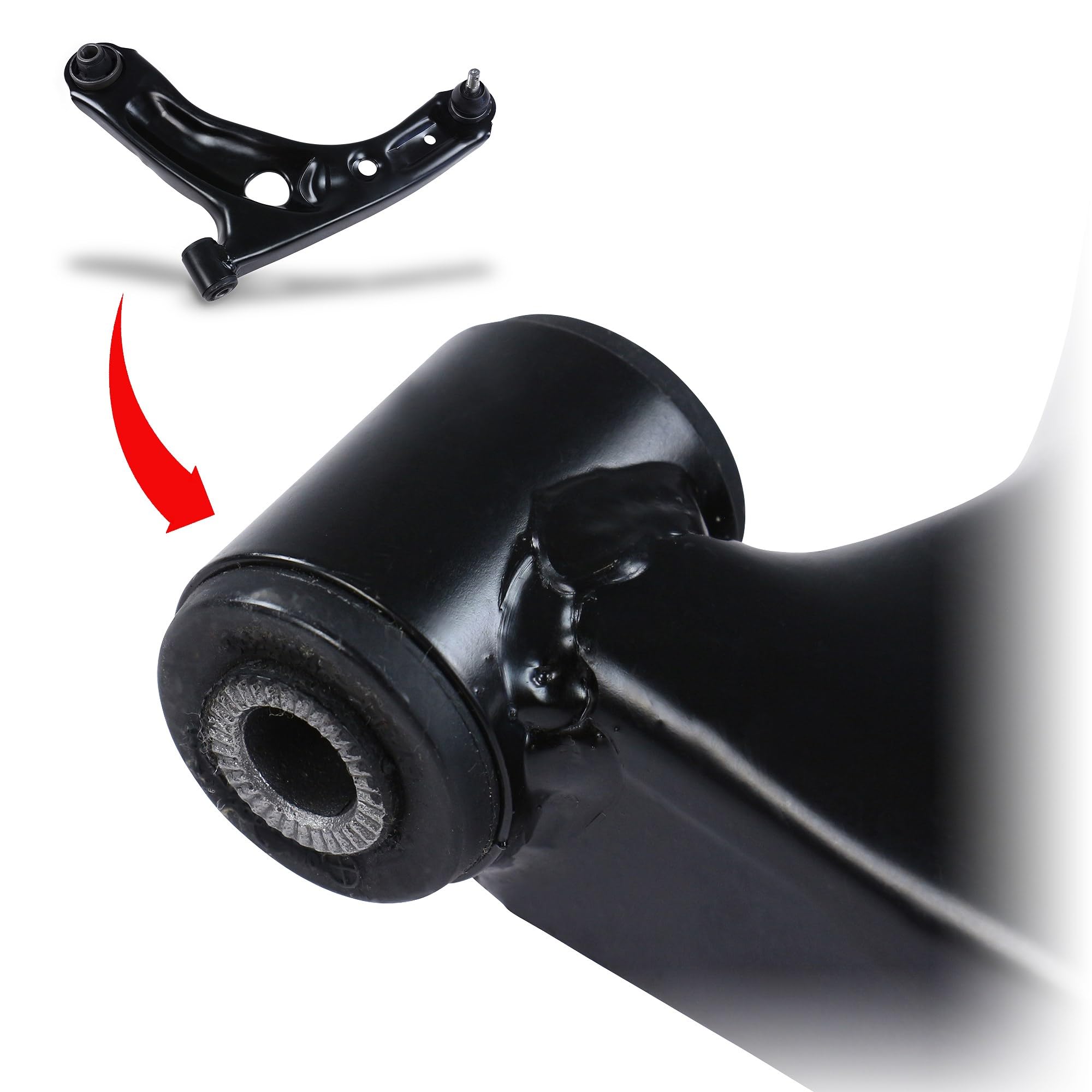 ATEC Germany Jeu de direction transversale - 2x bras de suspension avant 2x
