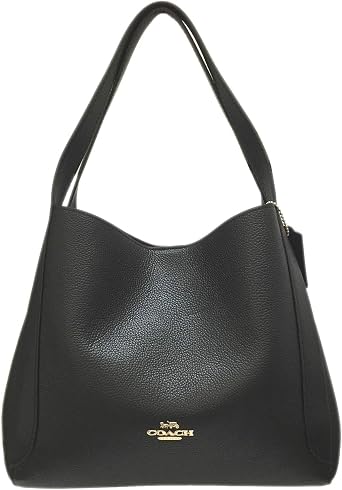 Coach Hadley Hobo 73549 GDBLK Womens Leather Tote Bag, Black