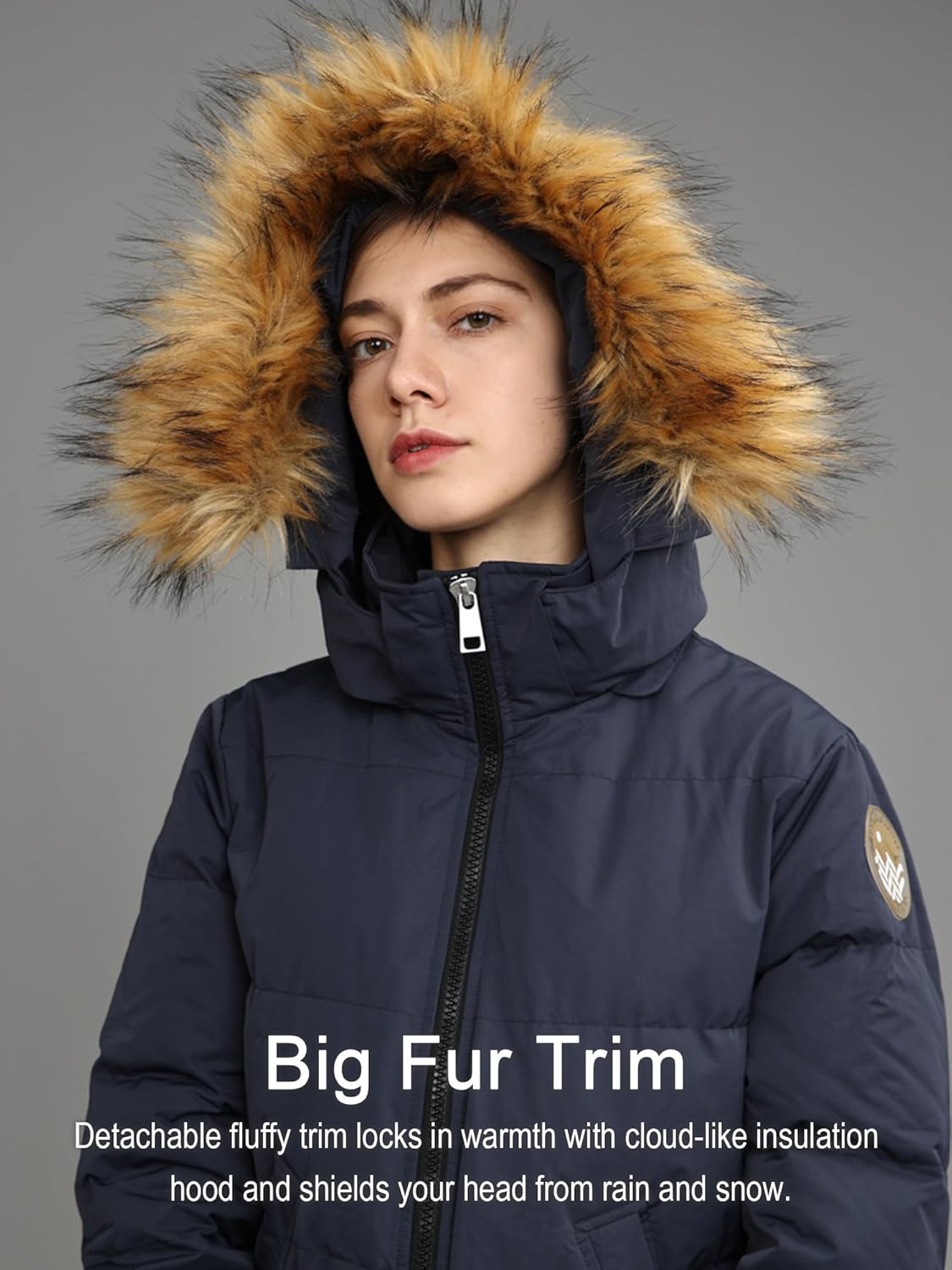 Fitouch Women's Waukee Long Down Coat Parka Jacket | 750+ Fill Power | Full-Length - Image 11