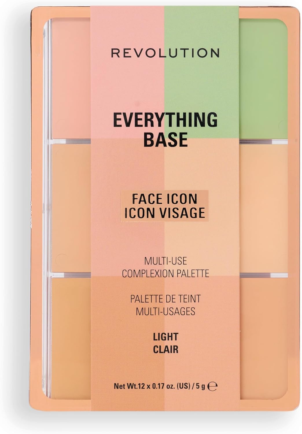 Revolution Everything Base Face Icon Complexion Palette, Mul...