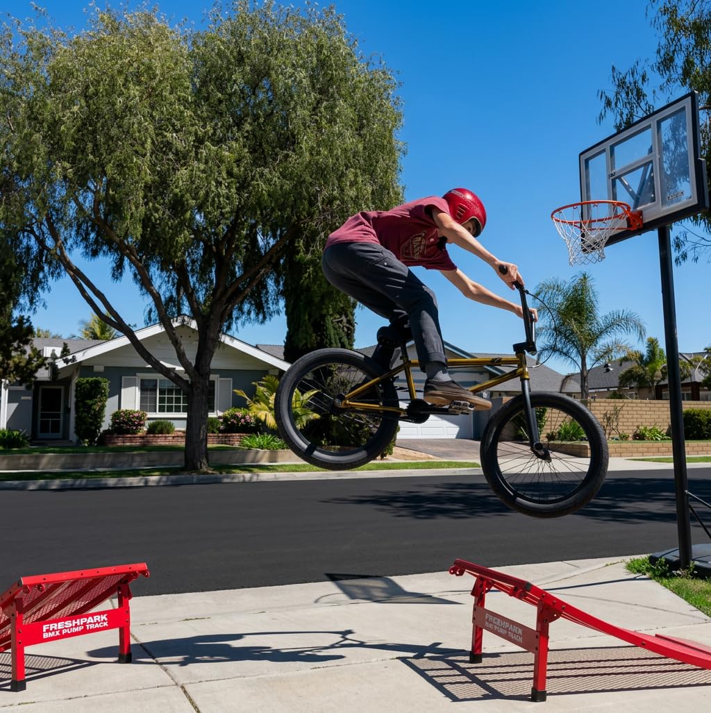 Amazon | FreshPark BMX ジャンプ台 | FreshPark | トレーニングバイク