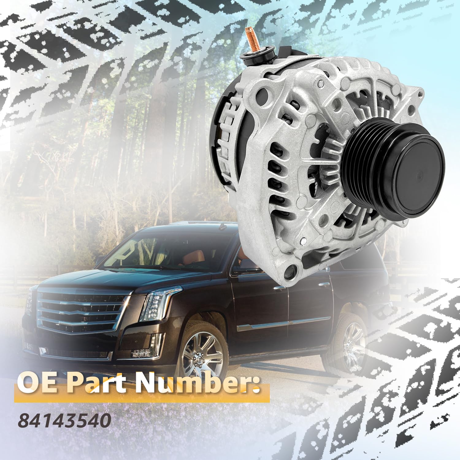 Teilelager High Output Alternator UPGRADE 170 AMP compatible with 2014