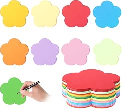 Pack of 108 Flowers, Handcut, 4 Inch Flower Modelling Paper Cut-Outs, Flowers, Paper, Colourful Paper, Presentation Case, Suitable for Pin Board, Wall Decoration, Office Material, DIY Party Decoration