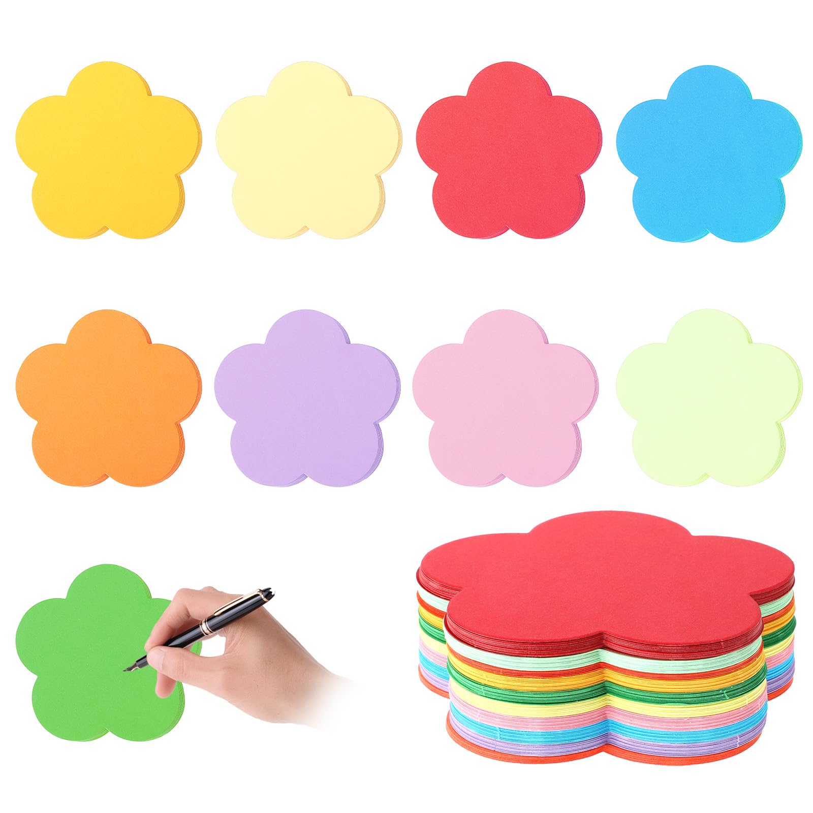 108 Stück Blumen Handgeschnittenes 4 Zoll Blumenmodellierung Papierausschnitte Blumen Papier Buntes Papier Moderationskoffer Geeignet für Pinnwand Wanddekoration Büromaterial DIY Party Dekoration