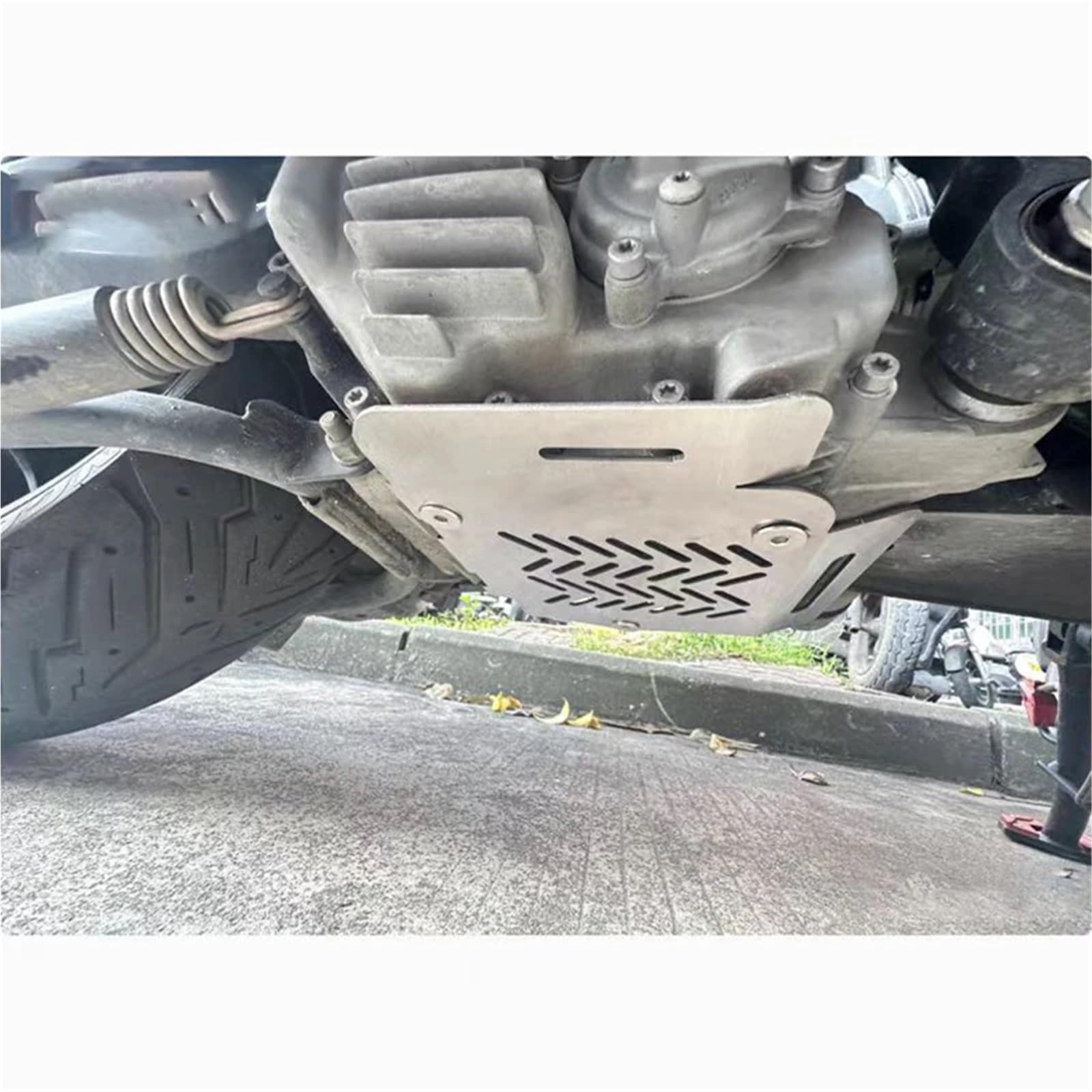 Per VOGE SR4MAX 350 Accessori Per la copertura della protezione telaio della protezione motore in alluminio Per modificati copertura motore Motociclette protezioni motore(Black)