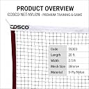 Cosco Nylon Badminton Net (Maroon) gallery image