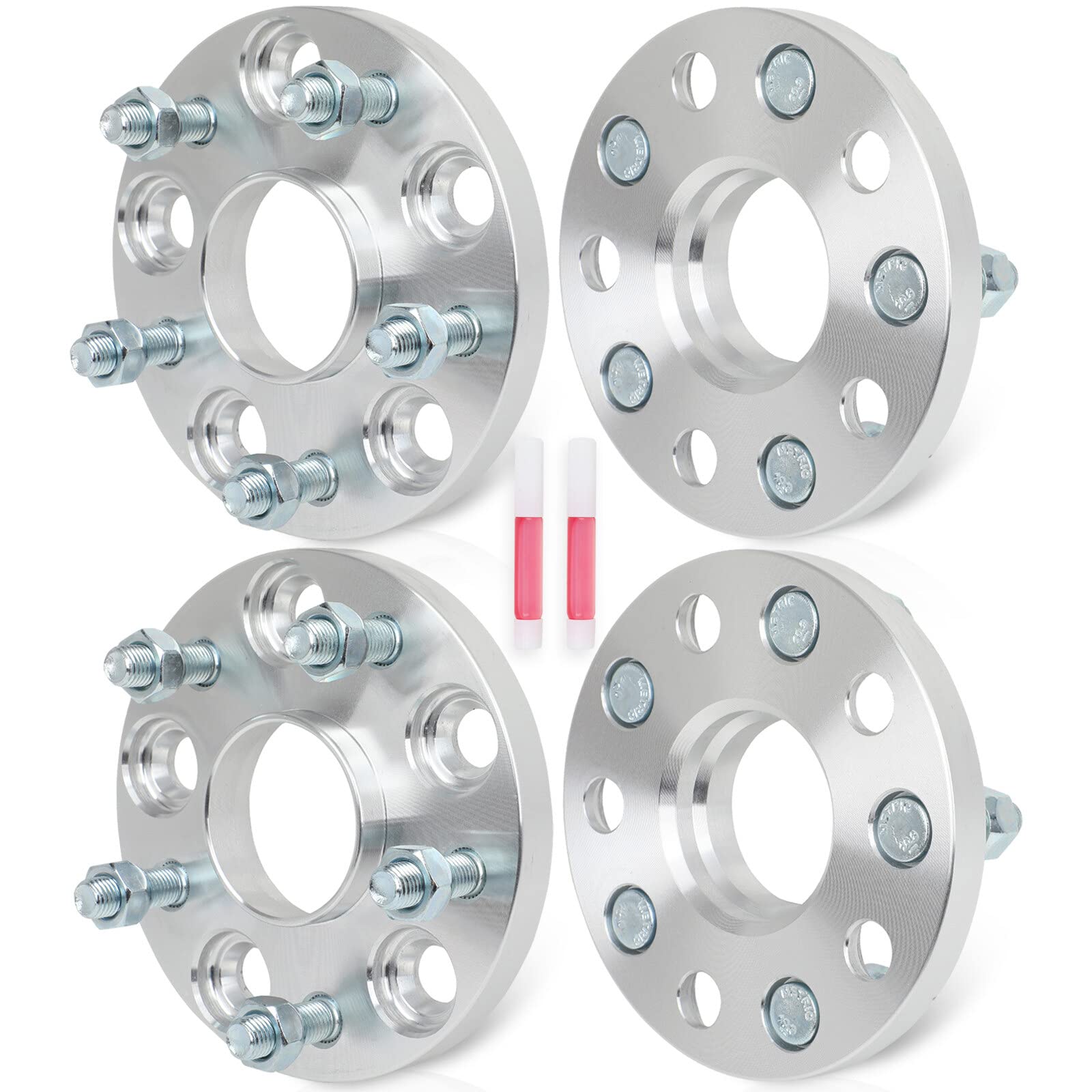 ECCPP4PCS 5x4.5 Wheel Spacers Hub Centric 15mm 5 Lug 12x1.5 60.1mm hub bore Compatible with for Camry 1995-2022 for Corolla iM 2017-2018 for h-ighlander 2006-2020
