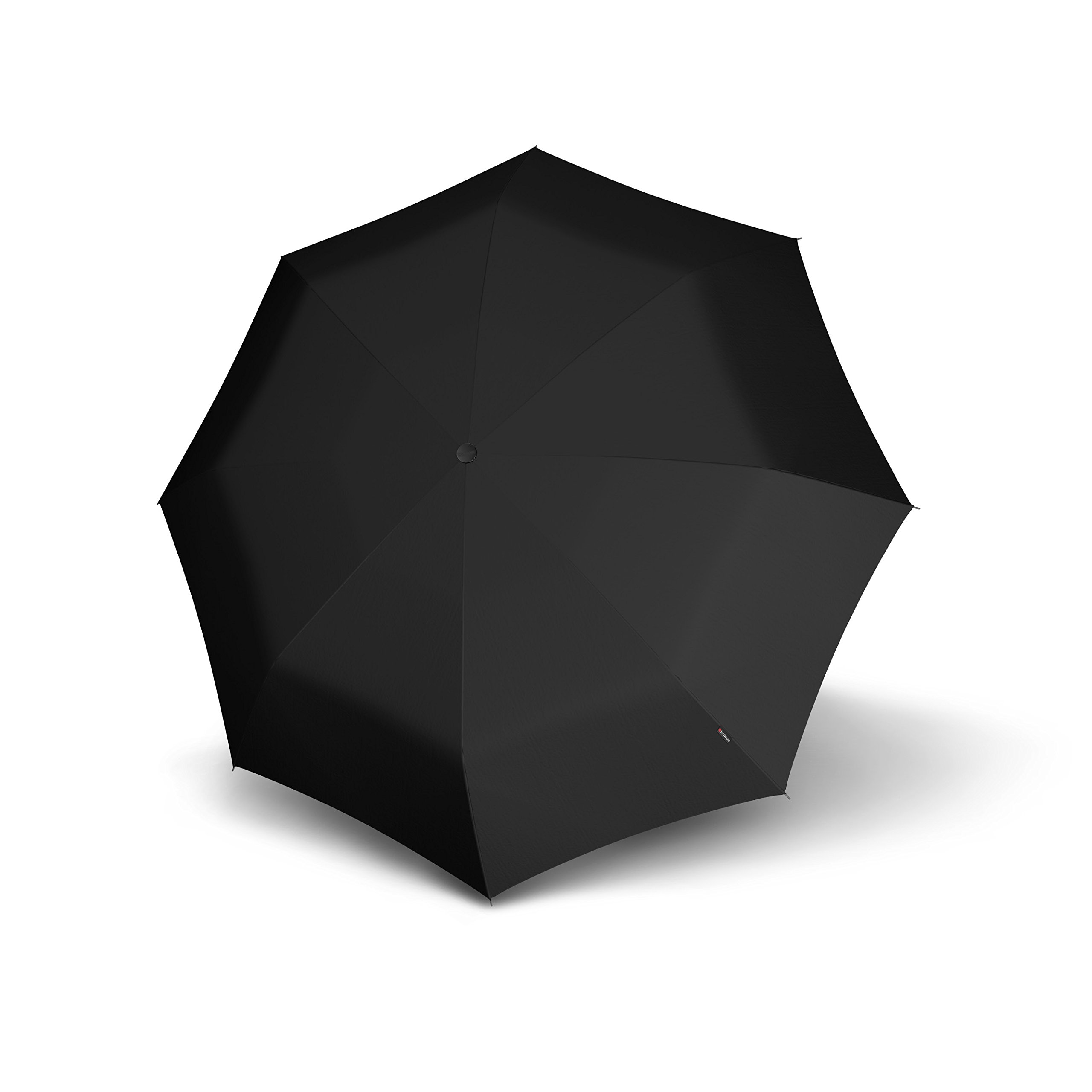 Knirps T.400 Duomatic parasol kieszonkowy, automatyczne otwieranie i zamykanie, odporny na burzę, wiatroszczelny, czarny, 36 cm, parasol