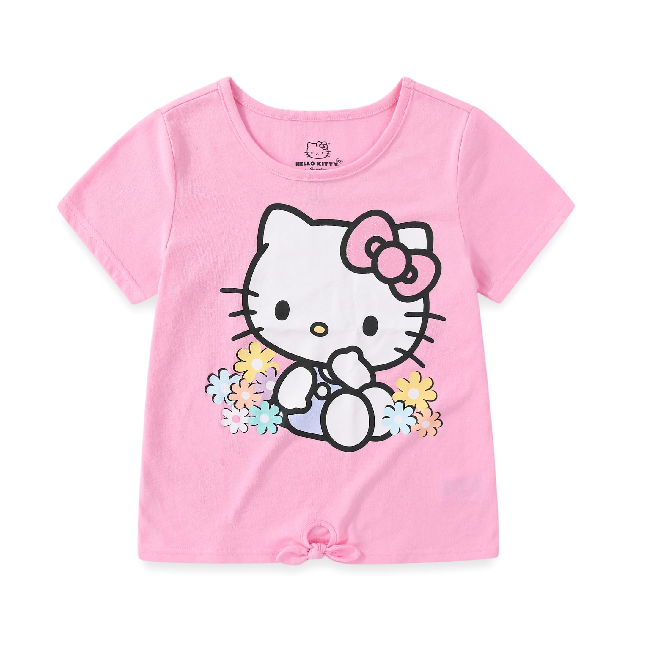 Hello Kitty Sanrio - Set da 2 pezzi con camicia a maniche corte e gonna, per bambine grandi