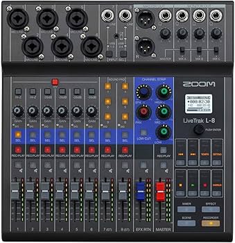 Zoom LiveTrak L-8 デジタルミキサー Amazon | ZOOM ズーム LiveTrak L-8 デジタルミキサー
