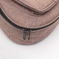 Vista 5 de Funda para ukelele simple de lino, esponja de 0.394 in, portátil, impermeable, bolsa para ukeleles, bolsa de concierto Uke con bolsillo