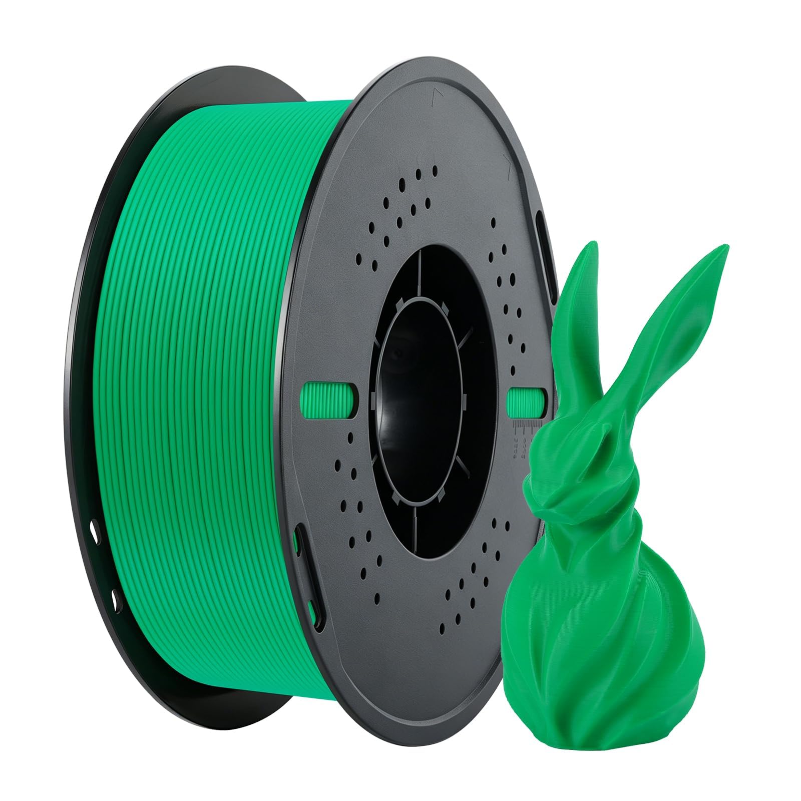 Kingroon PLA Filament 1.75mm, 1kg Spool (2.2lbs), +/- 0.02mm Tolerance, Smooth 3D Printing Filament, Fits for Most FDM 3D Printers, Forest Green