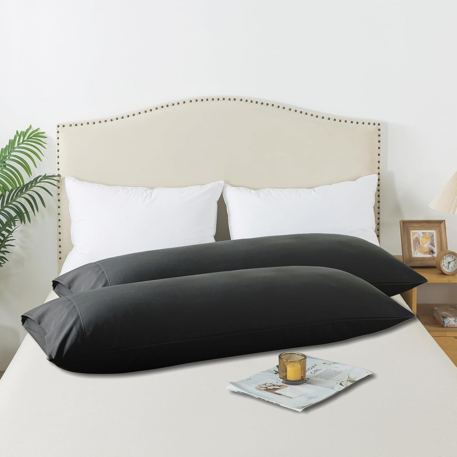  Body Pillow Cover(2 Pack), Envelope Closure, 20x54 inch thumbnail