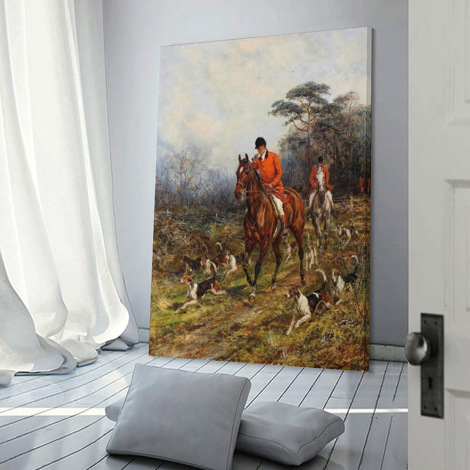 Amazon.com: Horses And Hounds 1906 Turn of The Century Fox Hunt