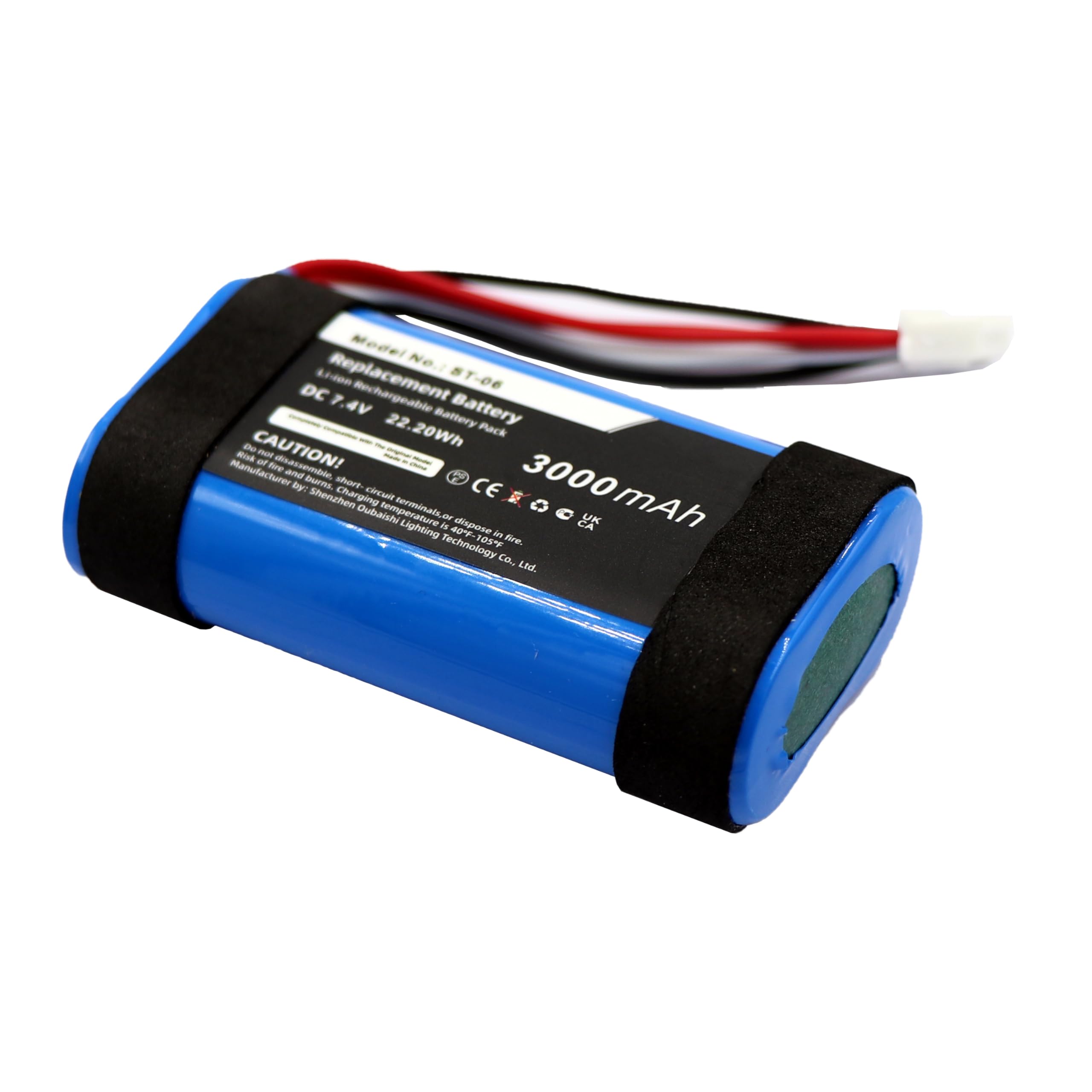Replacement Battery for So-ny SRS-XB31 Speaker,fits ST-06,3000mAh/22.20Wh