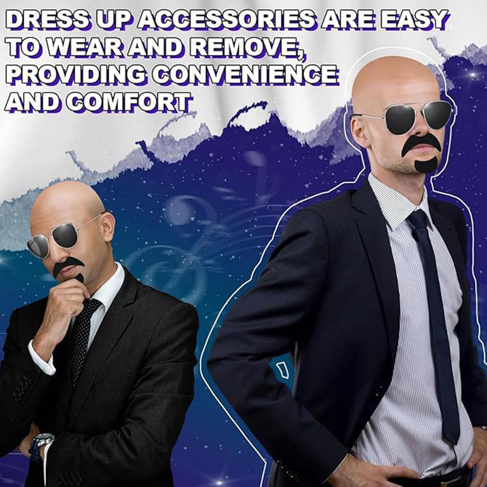 Bald Caps Kostium Halloween Cosplay Makijaż Okulary Kyjkowa Peruka Głowa Access | Łysa peruka czapki dla dorosłych kobiet mężczyzn cosplay makijaż taniec impreza