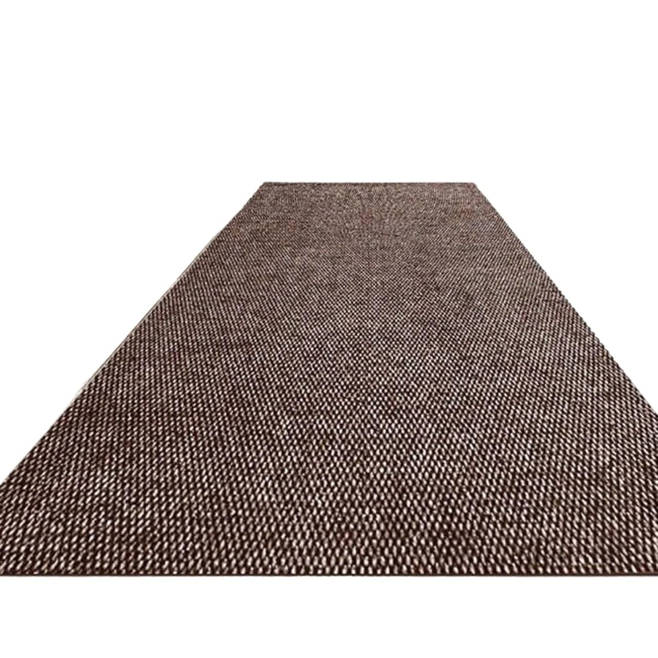 Tapis de sol d'intérieur et extérieur étanche marron 40x60