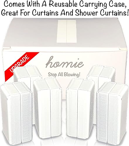 Miniatura 4 de Pesas magnéticas para cortina, paquete de 8 imanes impermeables + funda de transporte, gran decoración del hogar para baño, ducha, forro, banderas y