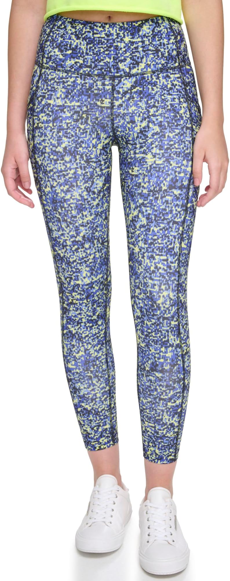 Calvin Klein Womens Printed High Waisted Leggings