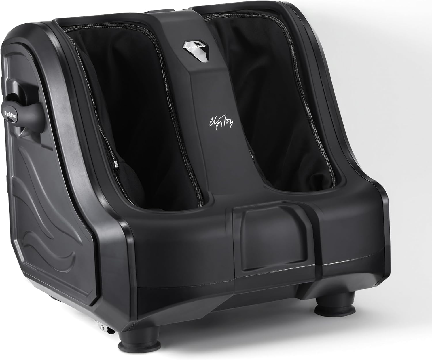 Brookstone Foot and Calf Massager with Heat Adjustable Intensity, Deep Tissue Relief & Circulation Support