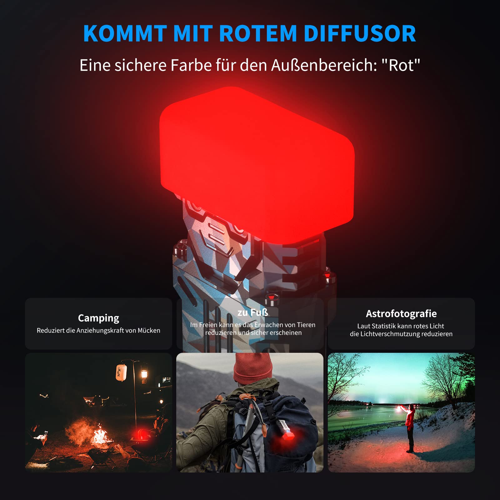 WUBEN X2 Torcia LED Potente Professionale 1800 lumen USB C Ricaricabile Torcia EDC 6 modalità IP68 impermeabile portatile COB per attività all'aperto campeggio E Emergenza