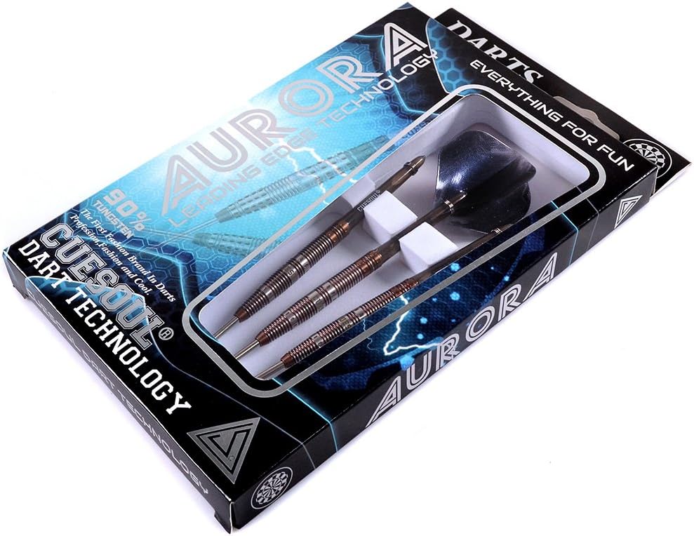 CUESOUL Aurora 90% Professional 21g/23g/25g Steel Tip Tungsten Dart-Titanium Nitride Coating
