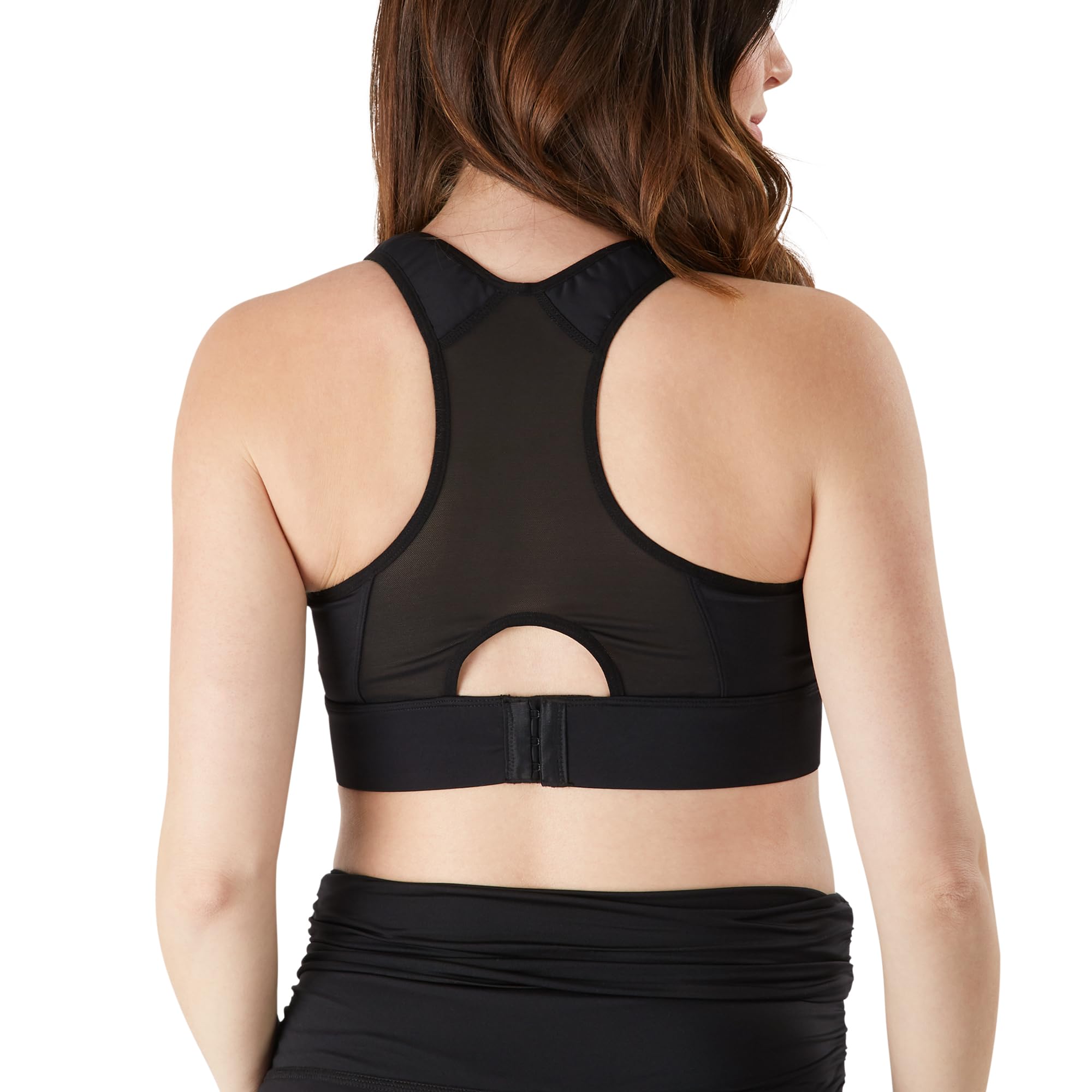 Belly Bandit - Reggiseno sportivo per allattamento - Nero - S